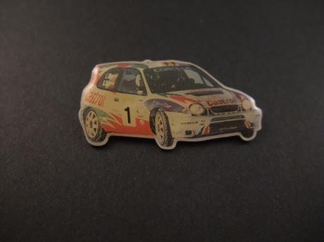 Toyota Corolla WRCrallyauto (de wagen van Wereld Kampioenschap Rally van Carlos Sainz, 1990 1992 1998